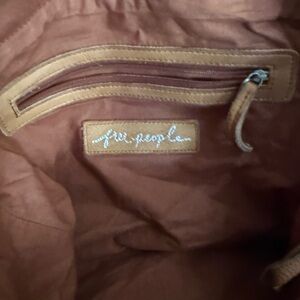 Free People Tan Shoulder Bag with Elegant Design
